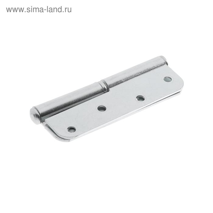 Петля накладная ПН1-110(А), покрытие цинк (левая)   50 шт Петля накладная ПН1-110(А), покрытие цинк (левая)   50 шт