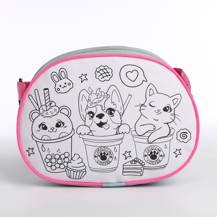 Сумка детская для девочки через плечо  Сумка детская для девочки через плечо "Весёлые друзья" 22х16 см