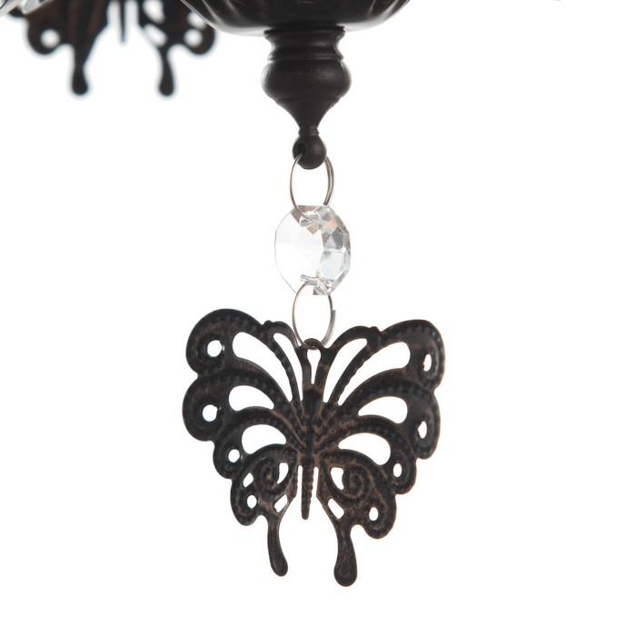 Люстра Люстра "Сандра" 3xE14 40Вт черно-золотой 51х51х52-110 см BayerLux