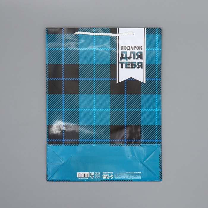 Пакет подарочный ламинированный, упаковка, Real man, L 28 х 38 х 9 см Пакет подарочный ламинированный, упаковка, Real man, L 28 х 38 х 9 см