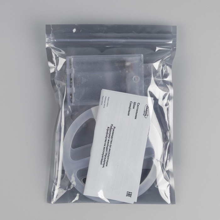 Светодиодная лента Luazon Lighting 1 м, IP20, SMD2835, 30 LED/м, 3хААА, 3000К Светодиодная лента Luazon Lighting 1 м, IP20, SMD2835, 30 LED/м, 3хААА, 3000К