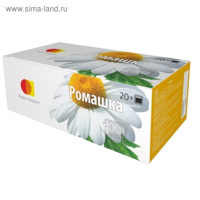 Фиточай травяной «Ромашка», 20 фильтр-пакетов по 1,5 г. Фиточай травяной «Ромашка», 20 фильтр-пакетов по 1,5 г.