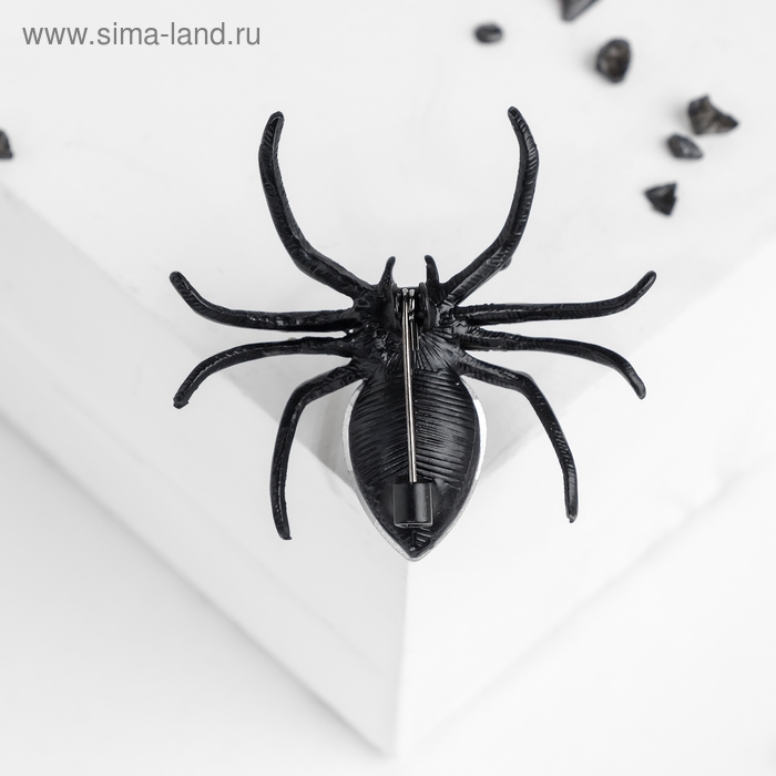 Брошь «Паук», цвет чёрно-фиолетовый Брошь «Паук», цвет чёрно-фиолетовый