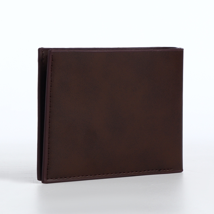 Портмоне мужское без застёжки, отдел для карт, монет, цвет коричневый Портмоне мужское без застёжки, отдел для карт, монет, цвет коричневый