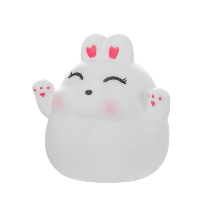 Ночник Ночник "Зайчик" LED от батареек 3хLR44 белый 11,5х11х11,5 см