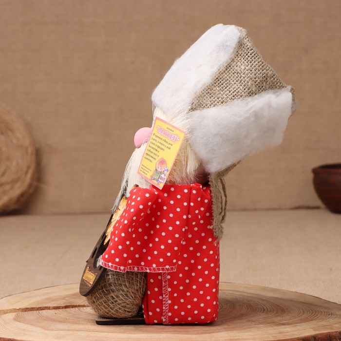 Оберег-домовой Оберег-домовой "Матвей, с самоваром и подковой", 28х18х16 см, микс