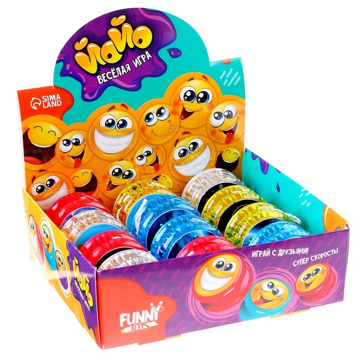 Йо-йо &laquo;Космос&raquo; световой, виды МИКС