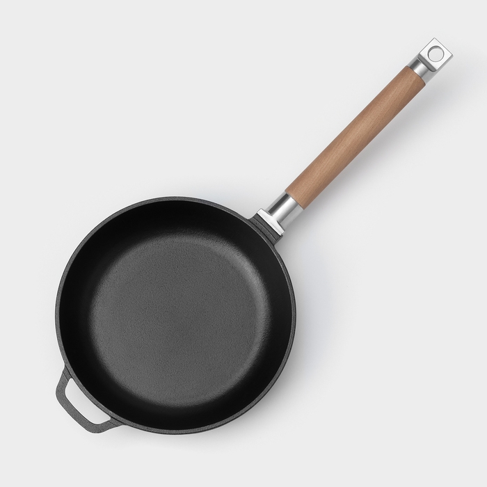 Сковорода чугунная Wild Kitchen, d=20 см, лопатка и губка в комплекте Сковорода чугунная Wild Kitchen, d=20 см, лопатка и губка в комплекте