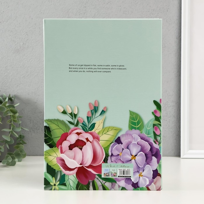 Фотоальбом на 300 фото 10х15 см Фотоальбом на 300 фото 10х15 см "Объёмные цветы" МИКС 23,5х5,5х33,5 см