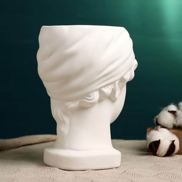 Кашпо - ваза  Кашпо - ваза "Деметра" белое, 21х18см