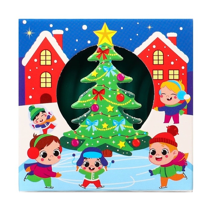 Развивающий тактильный мячик «Сказочный город», Новогодняя подарочная упаковка, 1 шт., Крошка Я Развивающий тактильный мячик «Сказочный город», Новогодняя подарочная упаковка, 1 шт., Крошка Я