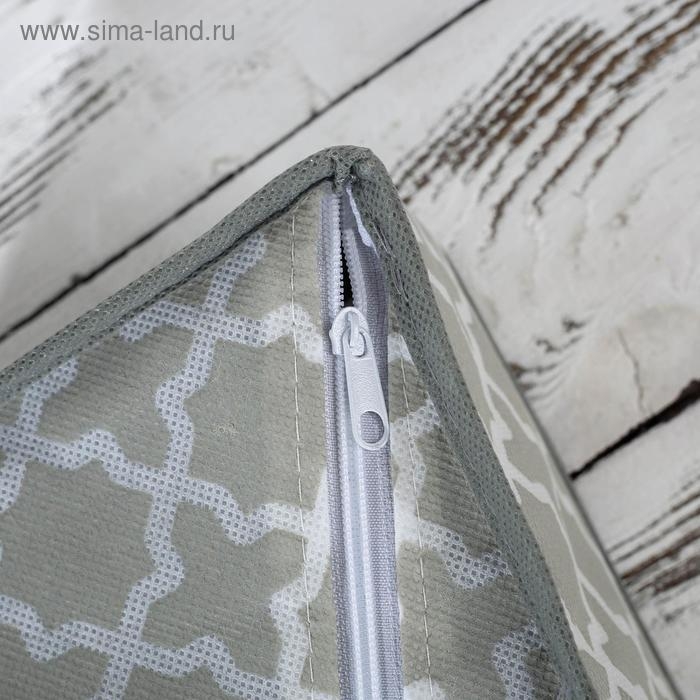 Органайзер для хранения белья «Гранж», 6 ячеек, 33×15,5×10 см, цвет серый Органайзер для хранения белья «Гранж», 6 ячеек, 33×15,5×10 см, цвет серый