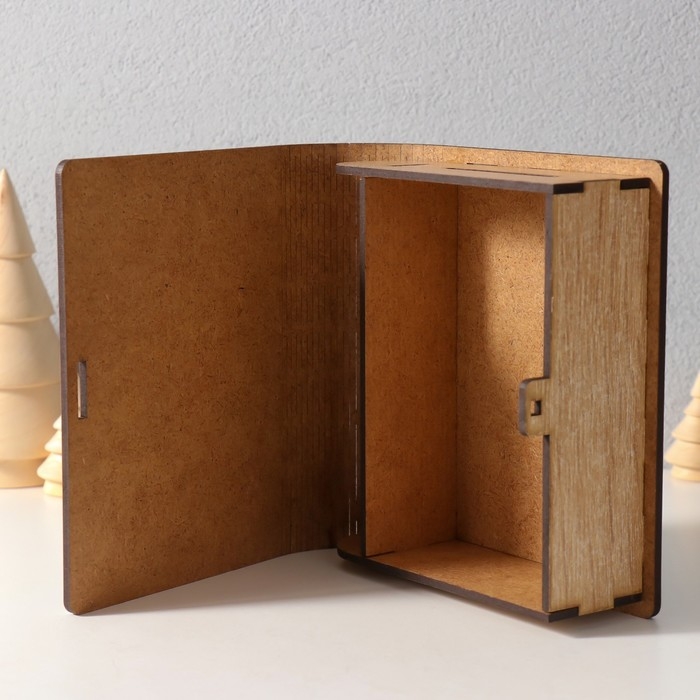 Новогодняя копилка-шкатулка  Новогодняя копилка-шкатулка "Мечта укажет путь" 14х12х5 см