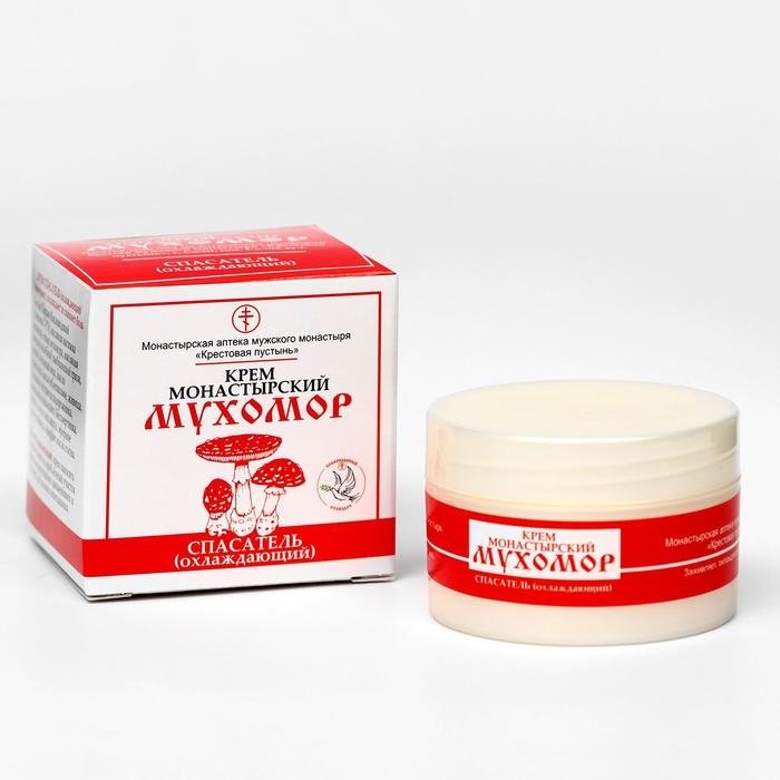 Крем монастырский «Мухомор», спасатель (охлаждающий) Крем монастырский «Мухомор», спасатель (охлаждающий)