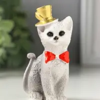 Фигурка &laquo;Кот в цилиндре&raquo;, 9&times;3.5&times;4.5 см, МИКС