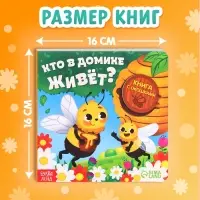 Картонные книги с окошками &laquo;Что внутри?&raquo;, набор 3 шт. по 12 стр.