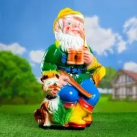 Садовая фигура из гипса &laquo;Гном - охотник&raquo;, 30&times;40&times;70 см