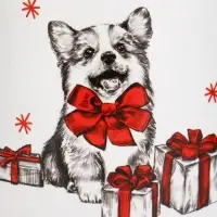 Кружка керамическая, новогодняя «Корги», 450 мл Кружка керамическая, новогодняя «Корги», 450 мл