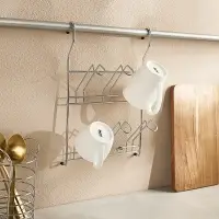 Полка для стаканов тм VETTA, 23,5x11x34cм, хромированная сталь