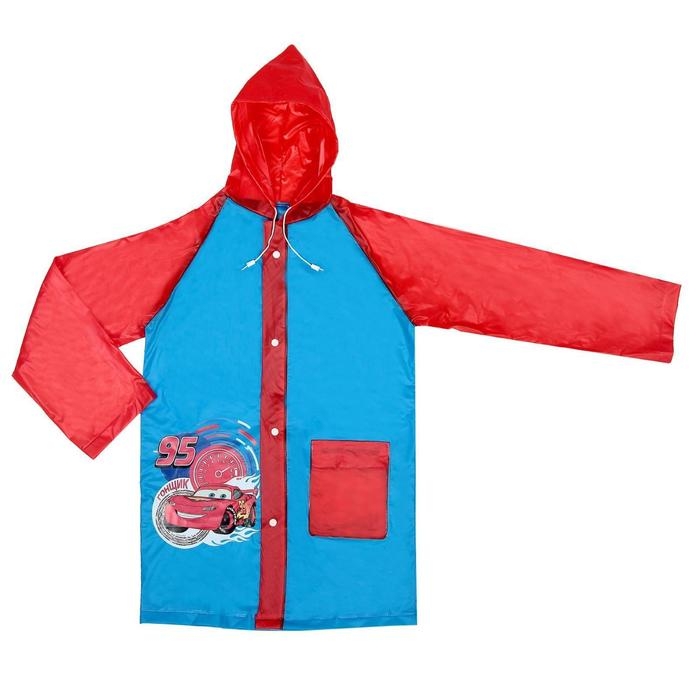 Дождевик детский, размер L, 110-120 см , Тачки Дождевик детский, размер L, 110-120 см , Тачки