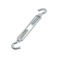 Талреп крюк-крюк ТУНДРА krep, DIN1480, М8, оцинкованный, 1 шт.