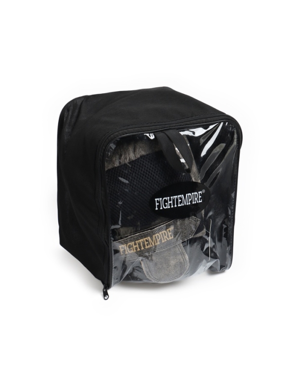 Лапы боксёрские изогнутые FIGHT EMPIRE, VINTAGE, натуральная кожа, ретро-серые, пара