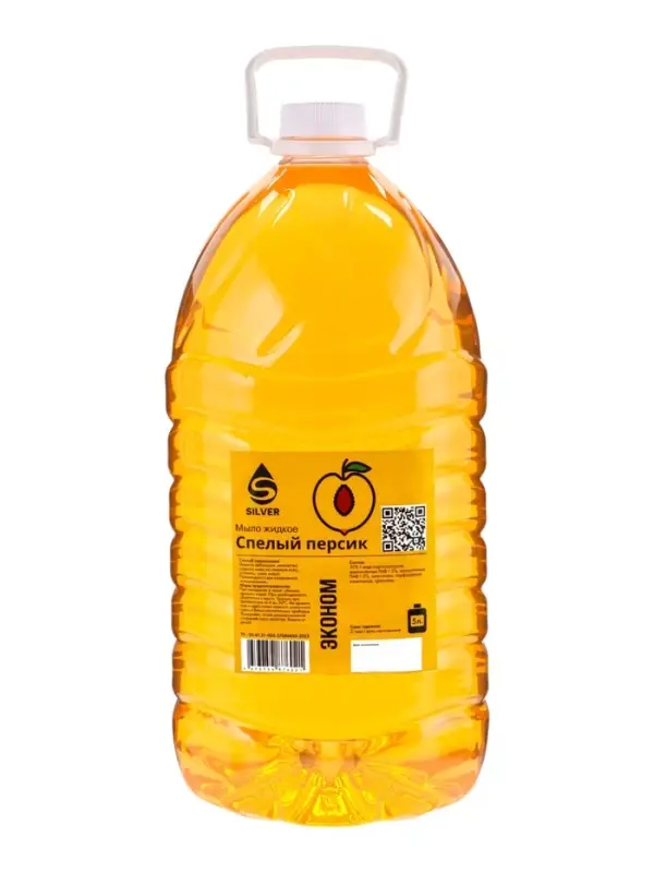Мыло жидкое Велиос "Спелый персик", 5 л