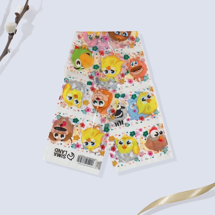 Пасхальный набор для украшения яиц с карточками «Зверята», 9 х 16 см.