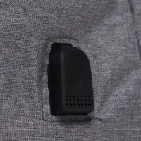 Рюкзак городской на молнии, с USB, 4 кармана, размер 30&times;12&times;43 см, серый