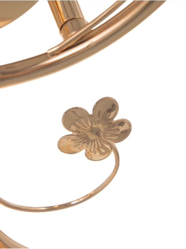 Люстра Люстра "Переливы" 2х40Вт Е27 золото