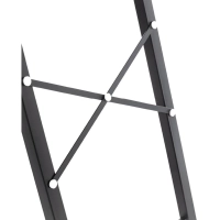 Стремянка  Jet Black 4 шир.ступ. с ковриком, сталь, Zalger, арт. 9920-4