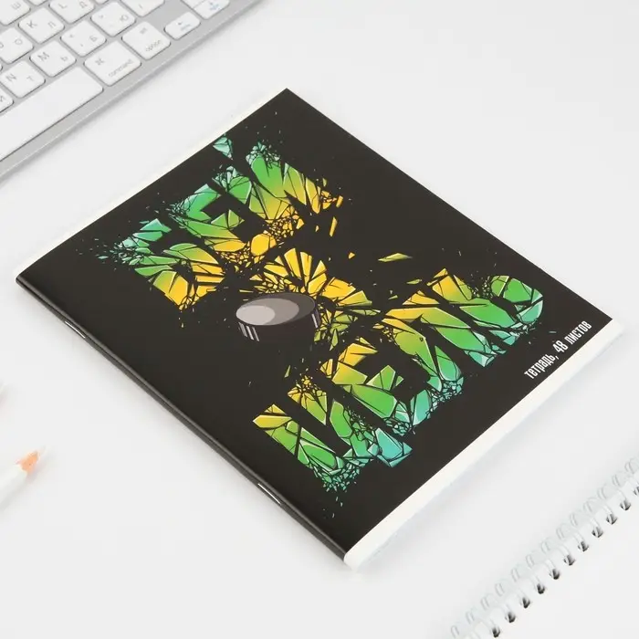 Тетрадь в клетку, 48 л., А5, на скрепке, блок №1 «Спорт» МИКС Тетрадь в клетку, 48 л., А5, на скрепке, блок №1 «Спорт» МИКС