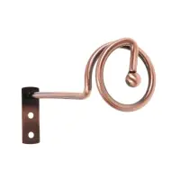 Крючок - держатель для штор на стену CAPPIO KS044, металлический, цвет медь, 2 шт Крючок - держатель для штор на стену CAPPIO KS044, металлический, цвет медь, 2 шт