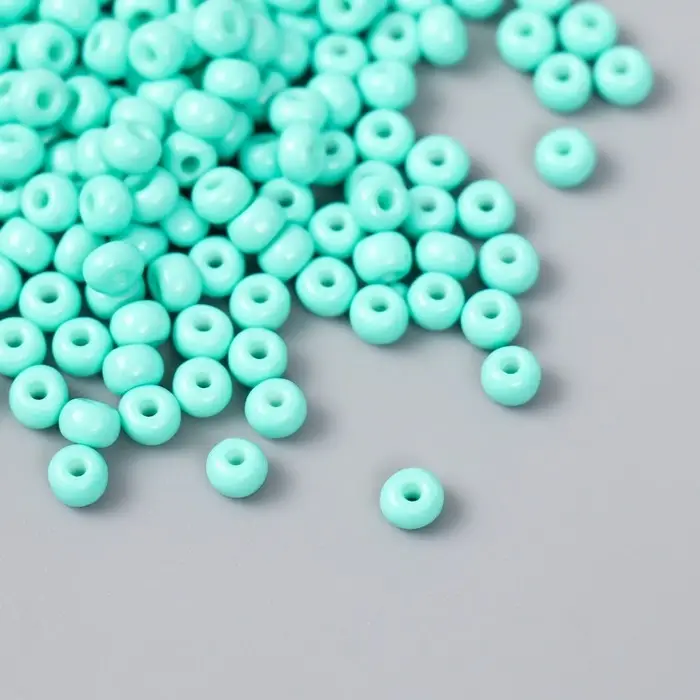 Бисер стекло 6/0 "Цвет воды" 15 гр