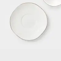 Кофейная пара WY Empire, чашка 100 мл, блюдце d=6.8 см, фарфор, белый