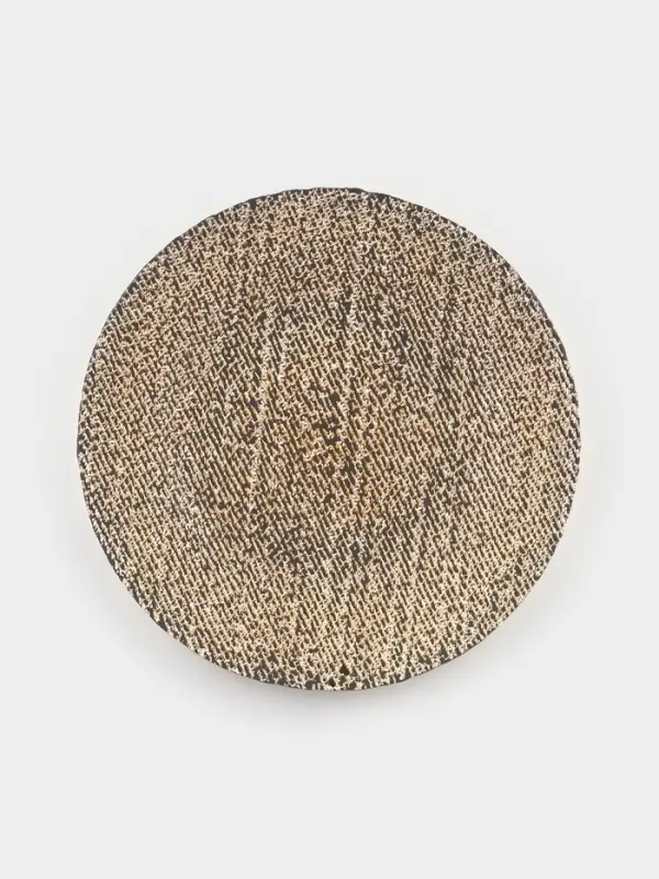 Тарелка подстановочная Magistro Bronze, d=33 см, стекло, золотистый