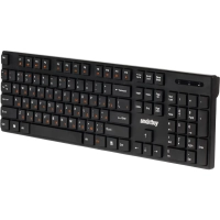 Клавиатура Smartbuy ONE 238 WLS мультимедийная черная (SBK-238AG-K)