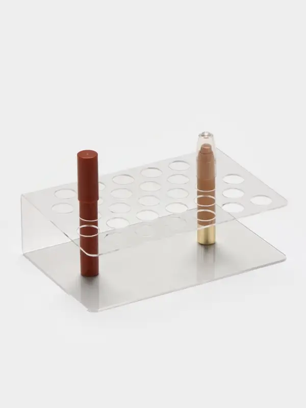Подставка под тушь на 30 позиций, 19.5&times;12.5&times;5.8 см, оргстекло 2 мм