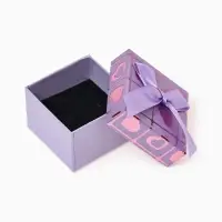Набор коробочек подарочных 6 шт. под кольцо &laquo;Сердце&raquo;, 5&times;3.5 см, цвет МИКС