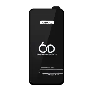 Защитное стекло для Xiaom Redmi Note 11 Anmac 6D Black без упаковки Арт. 1137395 (10 шт.уп.)