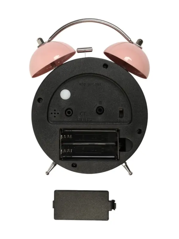 Часы-будильник детские настольные &laquo;Квигли&raquo;, с подсветкой, плавный ход, 16&times;11 см, розовый