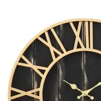 Часы настенные интерьерные &laquo;Кесвик&raquo;, серия: Лофт, дерево, металл, бесшумные, плавный ход, d=49 см, от батарейки 1&times;АА