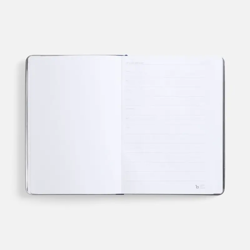 Ежедневник Metal Frame на заказ, датированный, синий