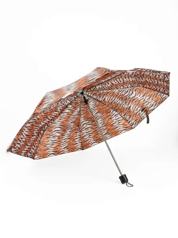 Зонт механический &laquo;Сафари&raquo;, 3 сложения, 8 спиц, R=48/55 см, d=96 см, рисунок МИКС