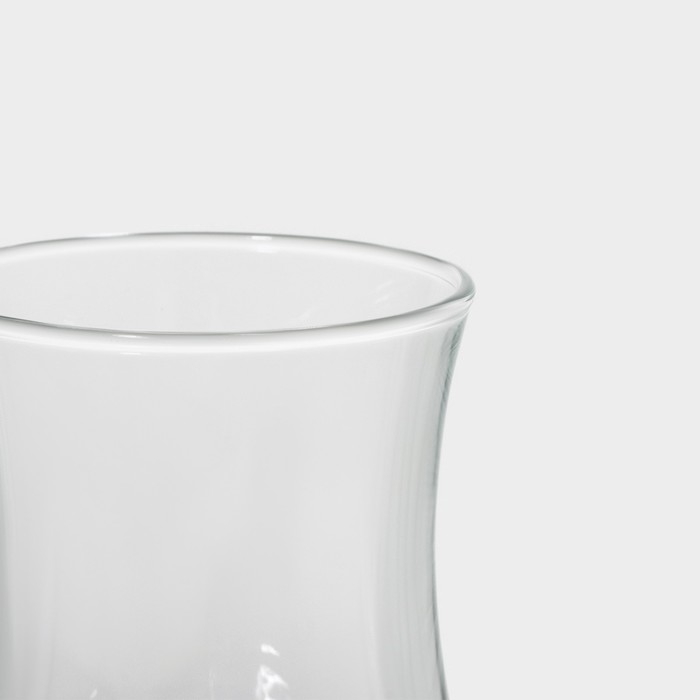 Набор стеклянный чайный Lav «Ева», 12 предметов: стаканы 160 мл (6 шт), блюдца 13,5×10,5 см (6 шт)