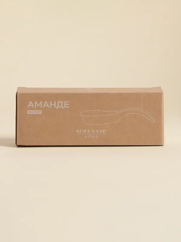 Подставка под ложку SL Home &laquo;Аманде&raquo;, 20.7&times;7.3&times;4 см, фарфор, белая