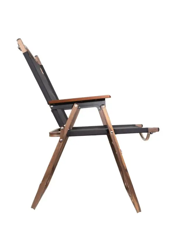 Стул MW02 складной, черный, темное дерево Стул MW02 складной, черный, темное дерево