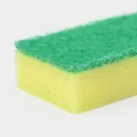 Набор губок для посуды с чистящим слоем Доляна &laquo;Макси&raquo;, 9&times;6&times;3.5 см, 10 шт.