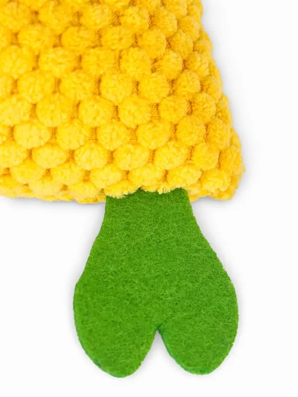 Мягкая игрушка для собак &laquo;Монстрик с канатом&raquo;, 23 см, с пищалкой, жёлтая