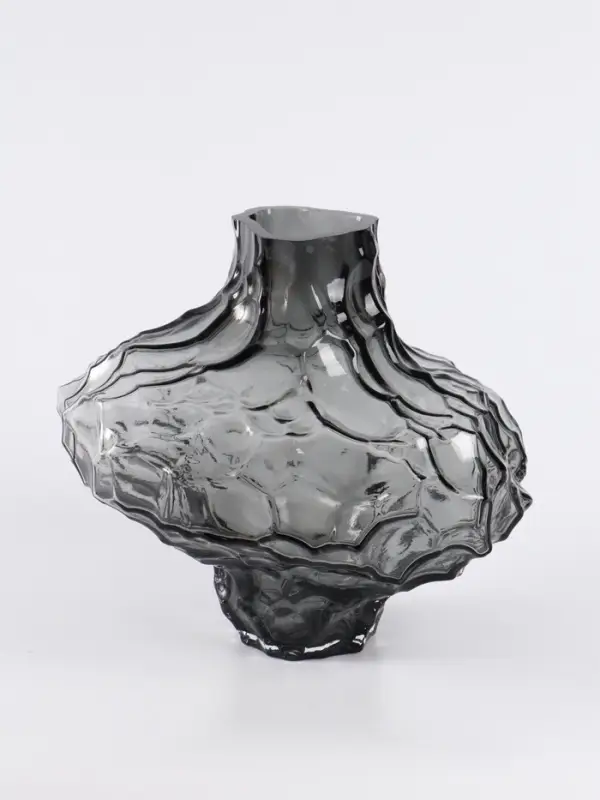 Ваза &laquo;Джино&raquo;, 21&times;25 см, стекло, чёрная